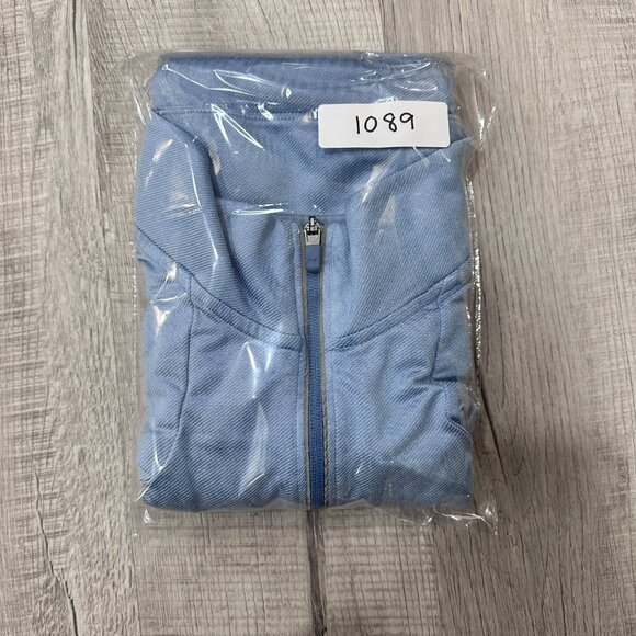 Vineyard Vines Sweatshirt Mens Large Performance 1/4 Zip Pullover Blue Stretch - Picture 11 of 11